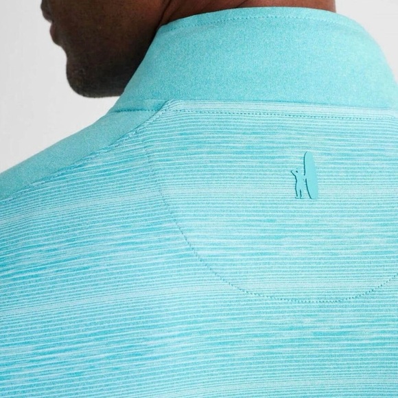 Johnnie-O Baja Blue Bert Prep-Performance Quarter-Zip Pullover Golf - Picture 3 of 3